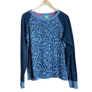 C&C California leopard print lightweight sweatshirt size large. Great condition